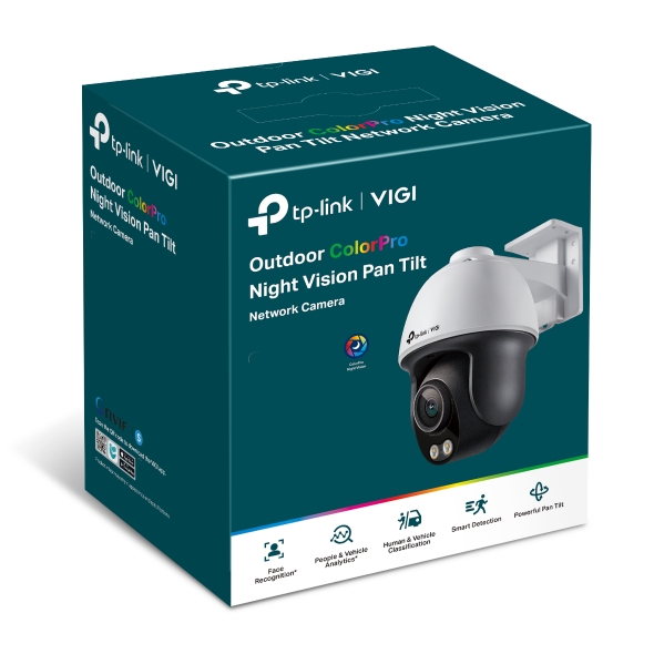 VIGI 4MP Outdoor ColorPro Night Vision Pan Tilt Network Camera tp link product